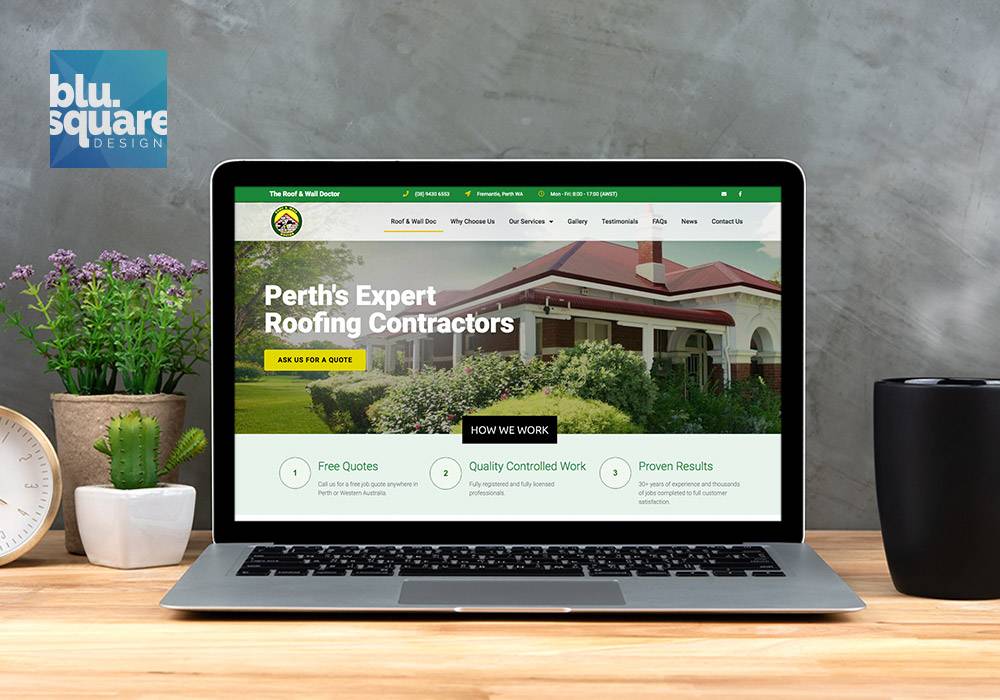 Website Design The Roof and Wall Doctor